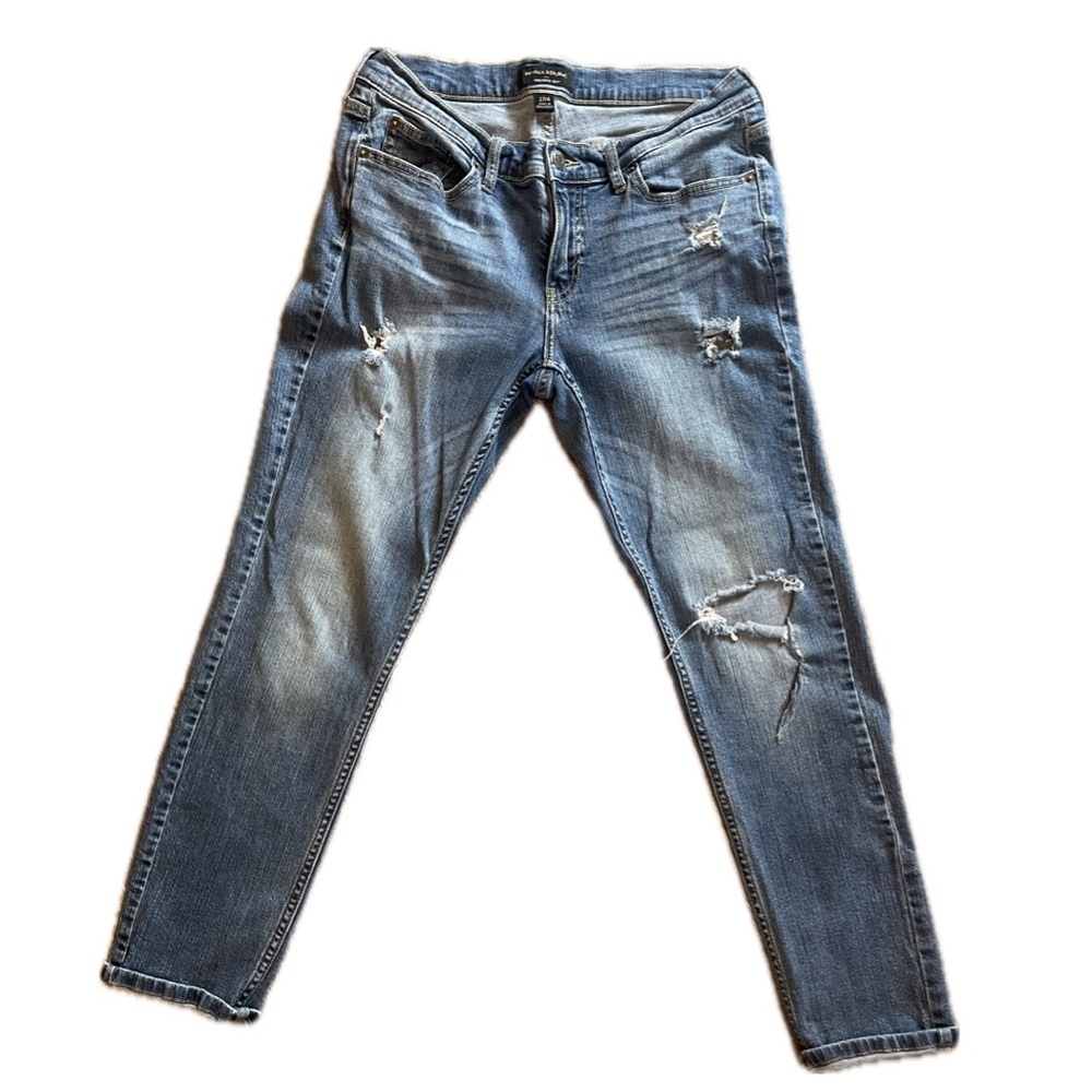 Banana Republic Girlfriend Jeans in Classic Blue - Picture 2 of 6
